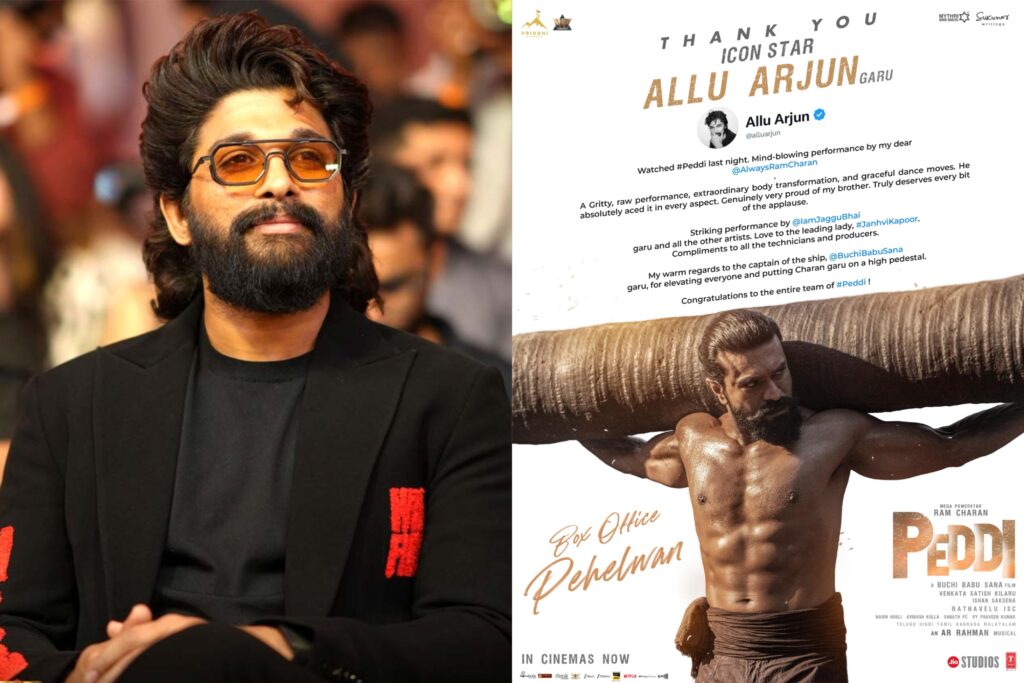‘Peddi’ Fever Continues: Allu Arjun’s Sensational Tweet Goes Viral